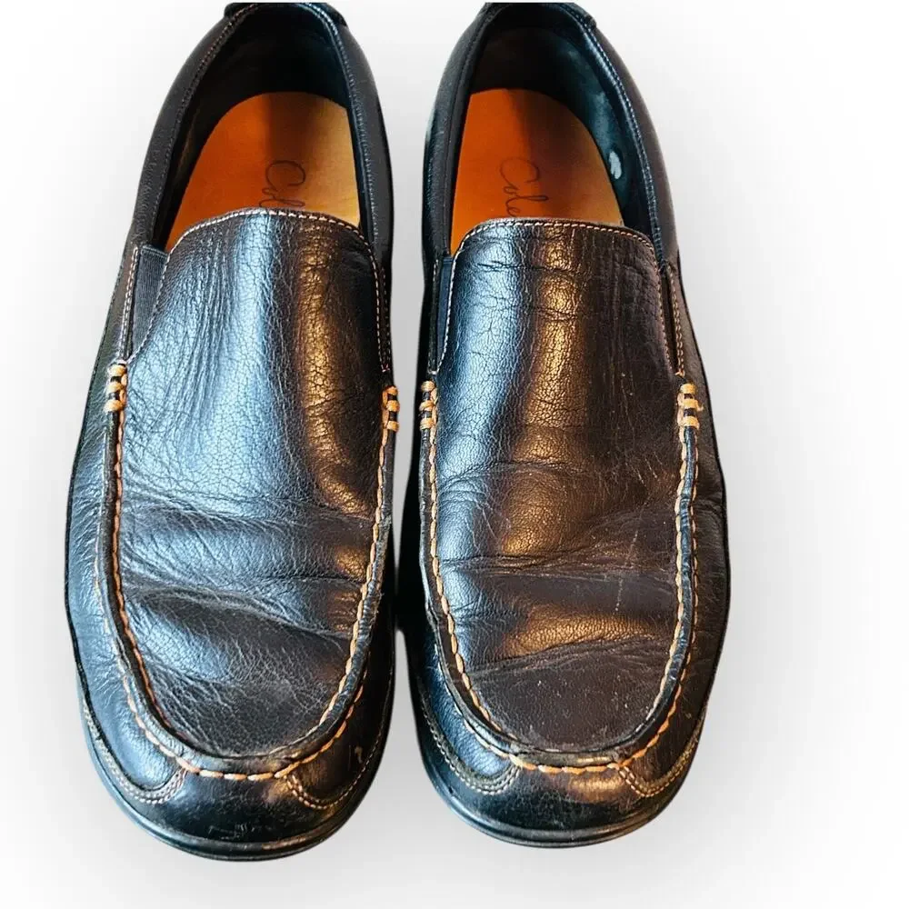 Cole Haan Tucker‎ Venetian Loafers / Black Leather / Mens 10